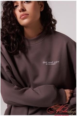 Жіночий світшот оверсайз з бавовни Luna LC004s Cosa